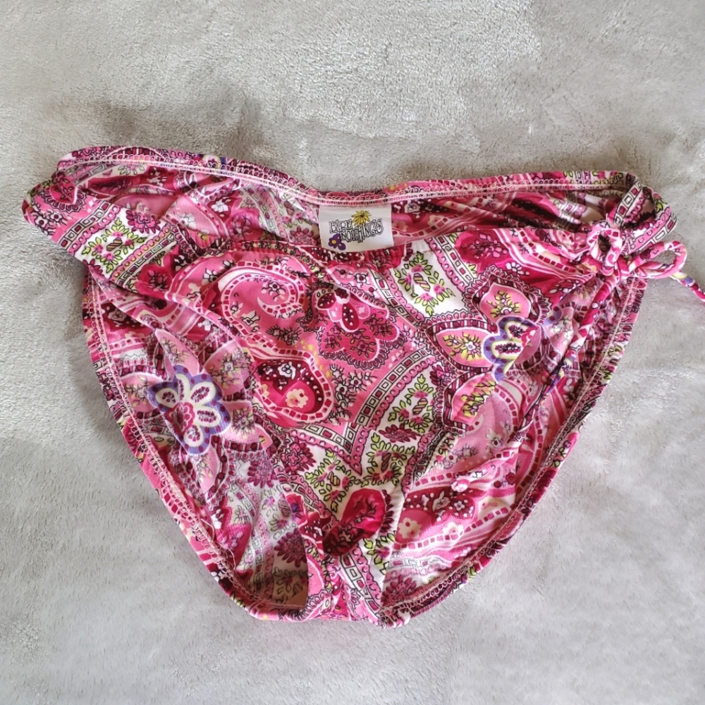 Pink Paisley Bikini Bottoms